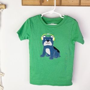 Carter’s Boys Green Dog Top